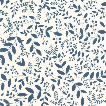 Papier peint vinyle sur intissé floral bleu indigoSYMPATHY - Green Life 2 par Caselio - 105340634 Papier peint vinyle sur intissé floral bleu indigoSYMPATHY - Green Life 2 par Caselio - 105340634
