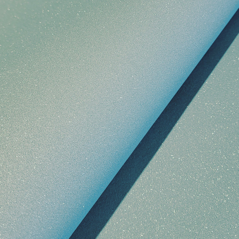 Papier peint expansé sur intissé uni bleu canard pailleté  SUEDE - Les Essentiels par Lutèce - 11200201