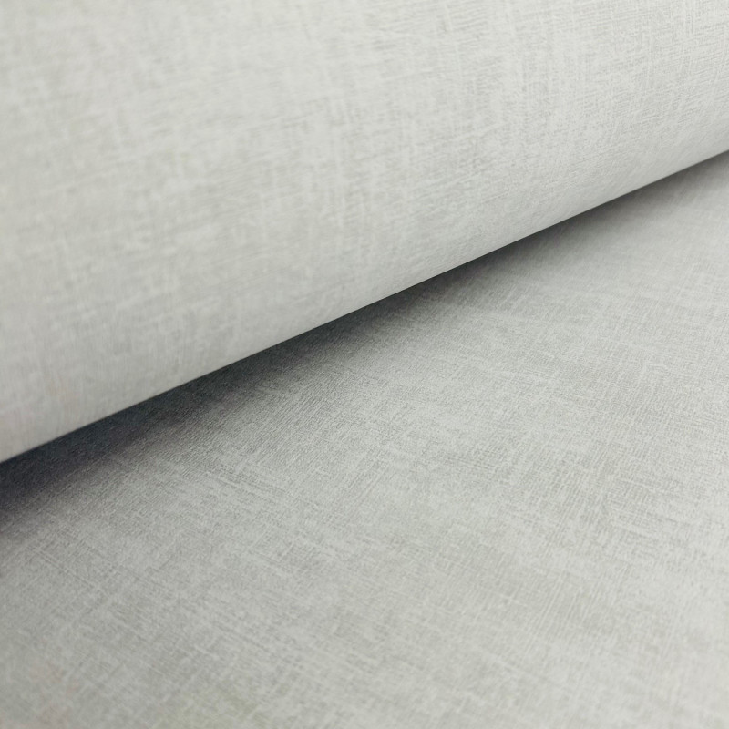 Papier peint expansé sur intissé uni gris clair  TISSE - Les Essentiels par Lutèce - 11150409
