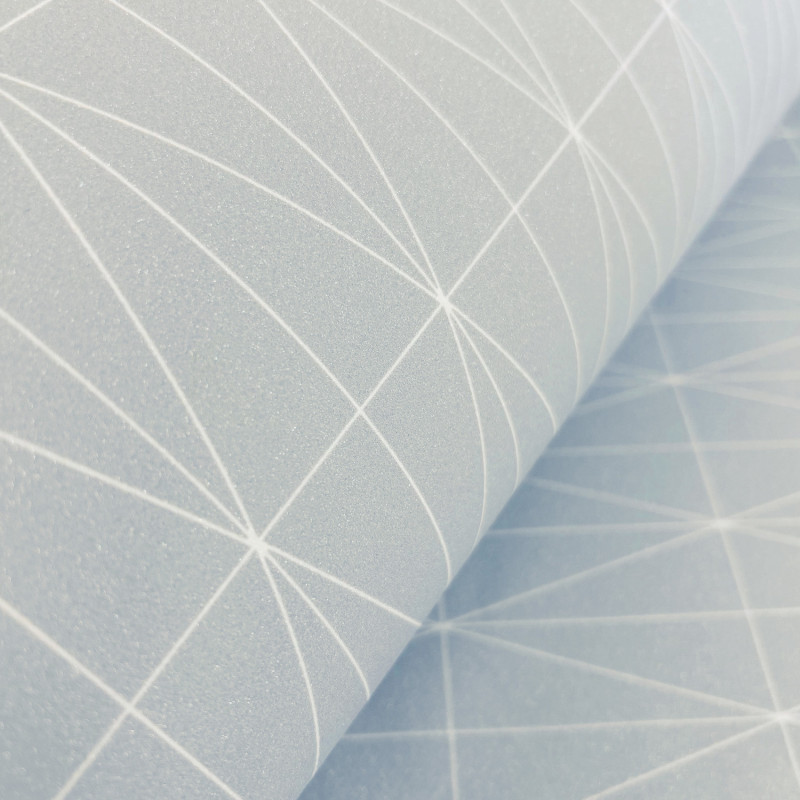 Papier peint expansé sur intissé géométrique gris pailleté  SUEDE - Les Essentiels par Lutèce - 11200109