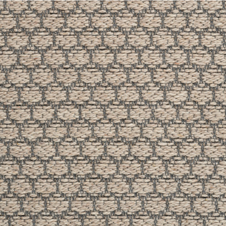 Tapis de salon - diam 160cm - Uni / Faux-uni taupe Palermo par Ragolle