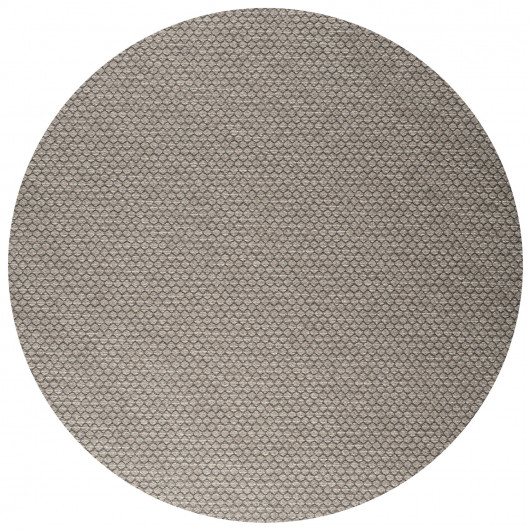 Tapis de salon - diam 160cm - Uni / Faux-uni marron PALERMO par Ragolle