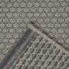 Tapis de salon - diam 160cm - Uni / Faux-uni marron PALERMO par Ragolle