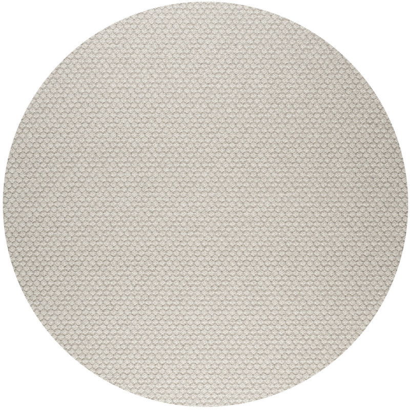 Tapis de salon - diam 160cm - Uni / Faux-uni beige PALERMO par Ragolle