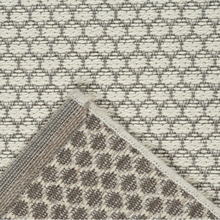 Tapis de salon - diam 160cm - Uni / Faux-uni beige PALERMO par Ragolle