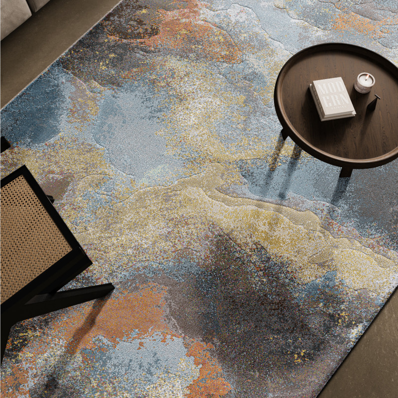 Tapis de salon - 160x230cm - Contemporain multicolore Argentum par Ragolle