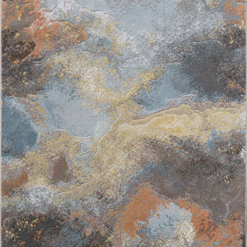 Tapis de salon - 160x230cm - Contemporain multicolore Argentum par Ragolle