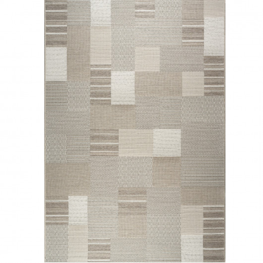 Tapis de salon - 200x290cm - Contemporain marron, crème et taupe Newport par Ragolle