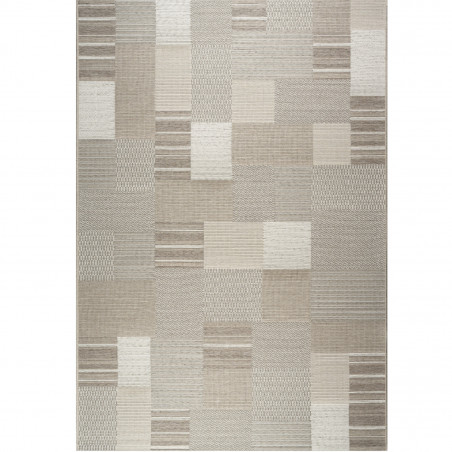Tapis de salon - 200x290cm - Contemporain marron, crème et taupe Newport par Ragolle