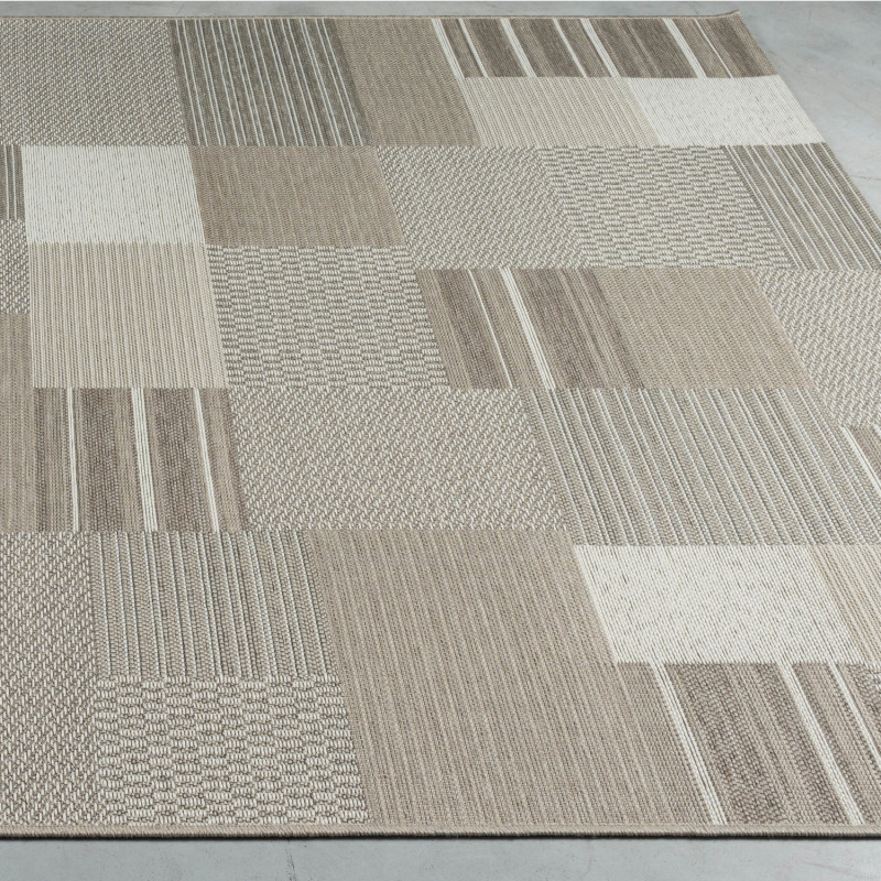 Tapis de salon - 200x290cm - Contemporain marron, crème et taupe Newport par Ragolle