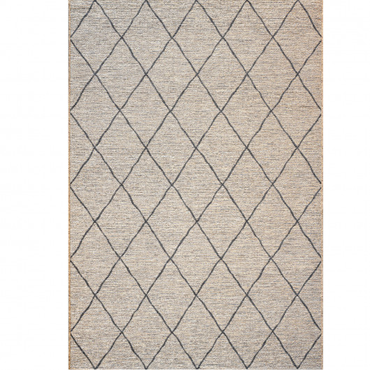 Tapis de salon - 200x290cm - Contemporain gris et noir Newport par Ragolle
