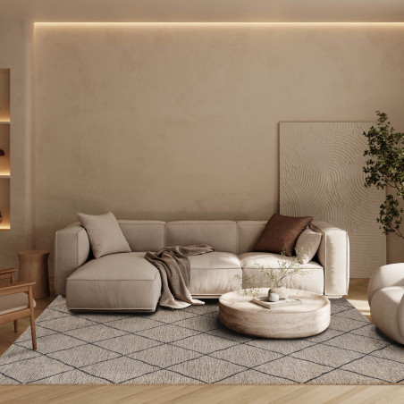 Tapis de salon - 200x290cm - Contemporain gris et noir Newport par Ragolle Tapis de salon - 200x290cm - Contemporain gris et noir Newport par Ragolle