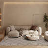 Tapis de salon - 200x290cm - Contemporain gris et noir Newport par Ragolle