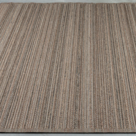 Tapis de salon - 200x290cm - Uni / Faux-uni marron et taupe Katana par Ragolle