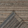 Tapis de salon - 200x290cm - Uni / Faux-uni marron et taupe Katana par Ragolle