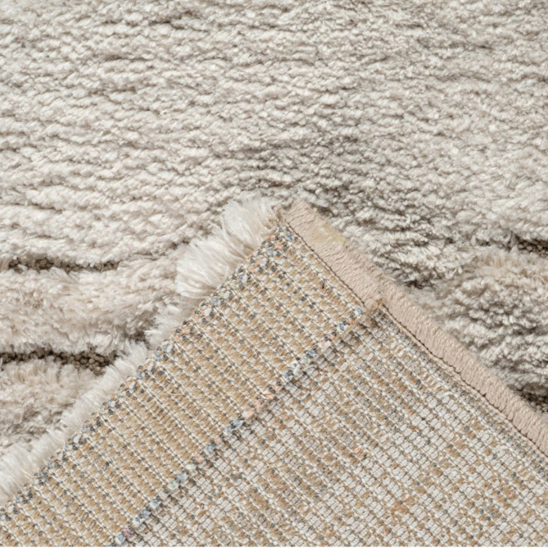 Tapis de salon - 160x230cm - Uni / Faux-uni beige et marron Limba par Ragolle