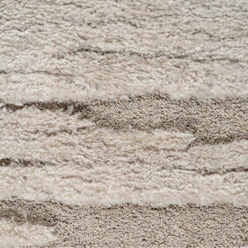 Tapis de salon - 160x230cm - Uni / Faux-uni beige et marron Limba par Ragolle