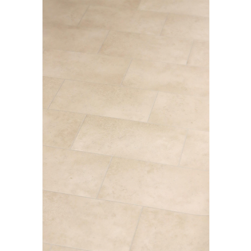 Sol Vinyle/PVC - 3m - carrelage beige ton pierre GALERIE 503 - Essential  Bingo par IVC