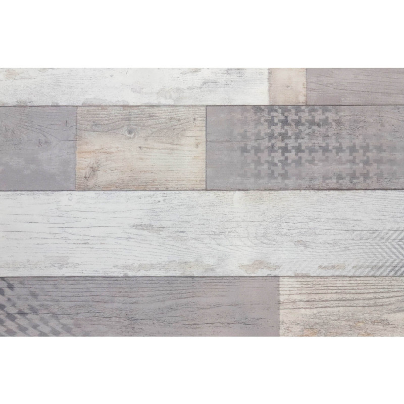 Sol Vinyle/PVC - 4m - parquet vintage gris et taupe  CABANA 592 Essential Vigan par IVC