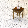 Sol Vinyle/PVC - 4m - terrazzo beige et noir sur fond écru MARMETTE 534 Prestige Ultimate Stone - par IVC