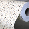 Sol Vinyle/PVC - 4m - terrazzo beige et noir sur fond écru MARMETTE 534 Prestige Ultimate Stone - par IVC