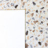 Sol Vinyle/PVC - 4m - terrazzo beige et noir sur fond écru MARMETTE 534 Prestige Ultimate Stone - par IVC