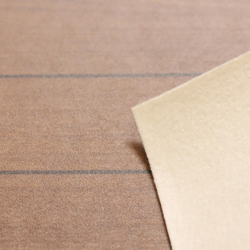 Sol Vinyle/PVC - 2m - pont de bateau teck et noir CLIPPER 536 Prestige Texmark par IVC