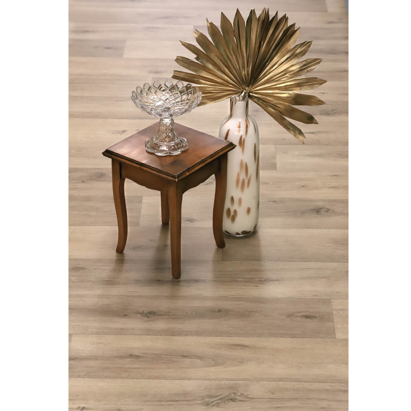 Sol Vinyle/PVC - 4m - parquet chêne blond SHERPA 532 - Essential Vigan par IVC