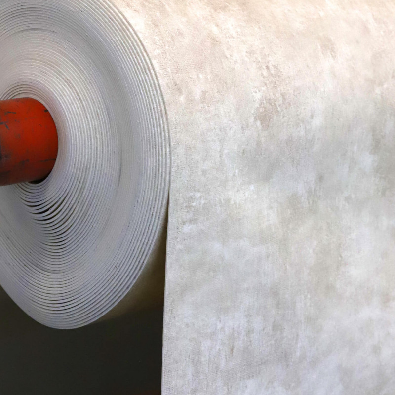 Sol Vinyle/PVC - 4m - béton beige PINNACLES 532 - Smart Bingo par IVC