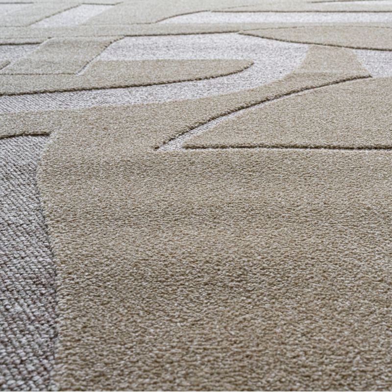 Tapis de salon - 160x230cm - Contemporain camel Tweed par Ragolle