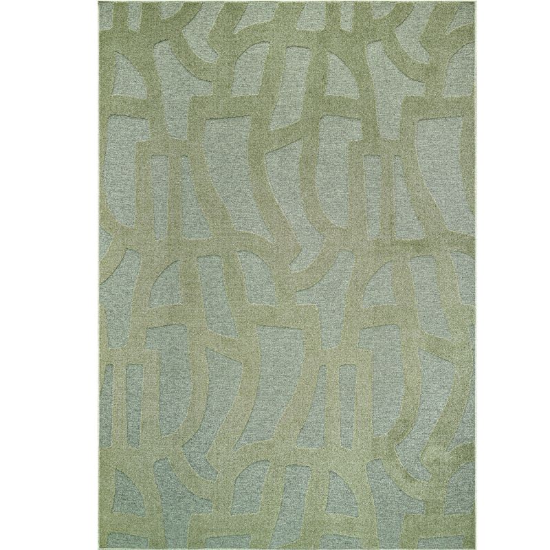 Tapis de salon - 160x230cm - Contemporain vert kaki Tweed par Ragolle