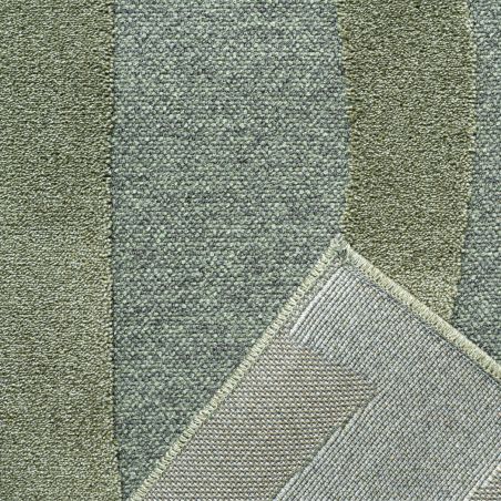 Tapis de salon - 160x230cm - Contemporain vert kaki Tweed par Ragolle