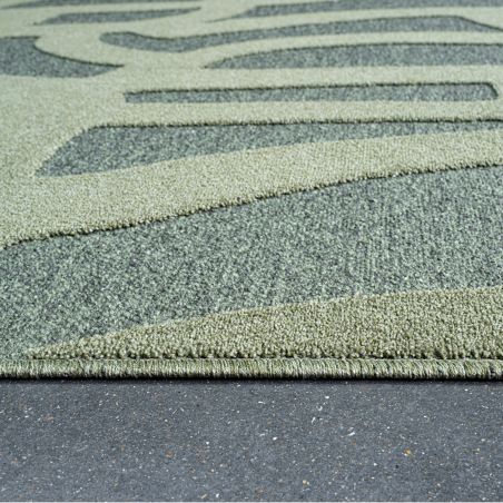Tapis de salon - 160x230cm - Contemporain vert kaki Tweed par Ragolle