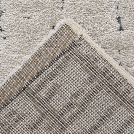 Tapis de salon - 160x230cm - Contemporain blanc et noir Masai par Ragolle