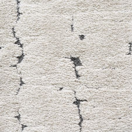 Tapis de salon - 160x230cm - Contemporain blanc et noir Masai par Ragolle