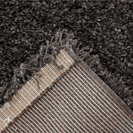 Tapis de salon - 133x195cm - Uni / Faux-uni marron foncé Twilight par Ragolle