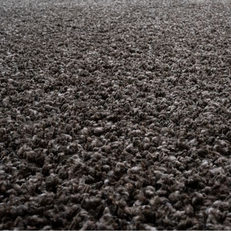 Tapis de salon - 133x195cm - Uni / Faux-uni marron foncé Twilight par Ragolle