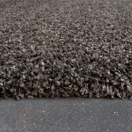 Tapis de salon - 133x195cm - Uni / Faux-uni marron foncé Twilight par Ragolle