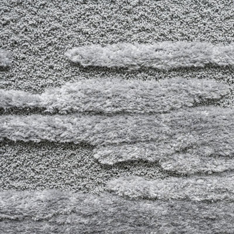 Tapis de salon - 80x150cm - Uni / Faux-uni gris souris Limba par Ragolle