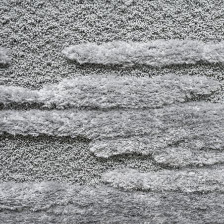 Tapis de salon - 80x150cm - Uni / Faux-uni gris souris Limba par Ragolle