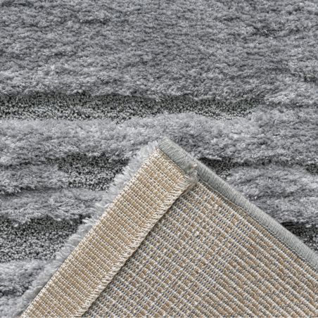 Tapis de salon - 80x150cm - Uni / Faux-uni gris souris Limba par Ragolle