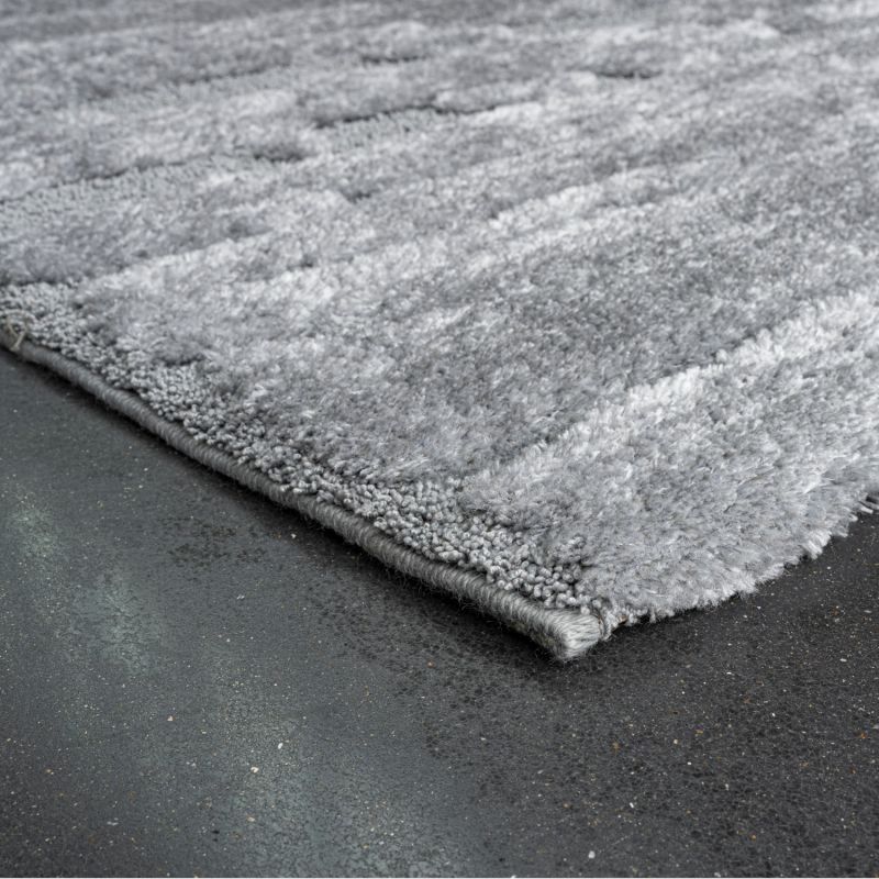 Tapis de salon - 80x150cm - Uni / Faux-uni gris souris Limba par Ragolle