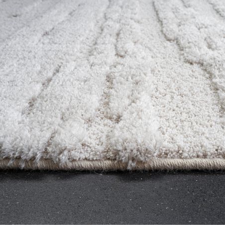 Tapis de salon - 80x150cm - Uni / Faux-uni blanc Limba par Ragolle