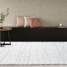 Tapis de salon - 80x150cm - Uni / Faux-uni blanc Limba par Ragolle