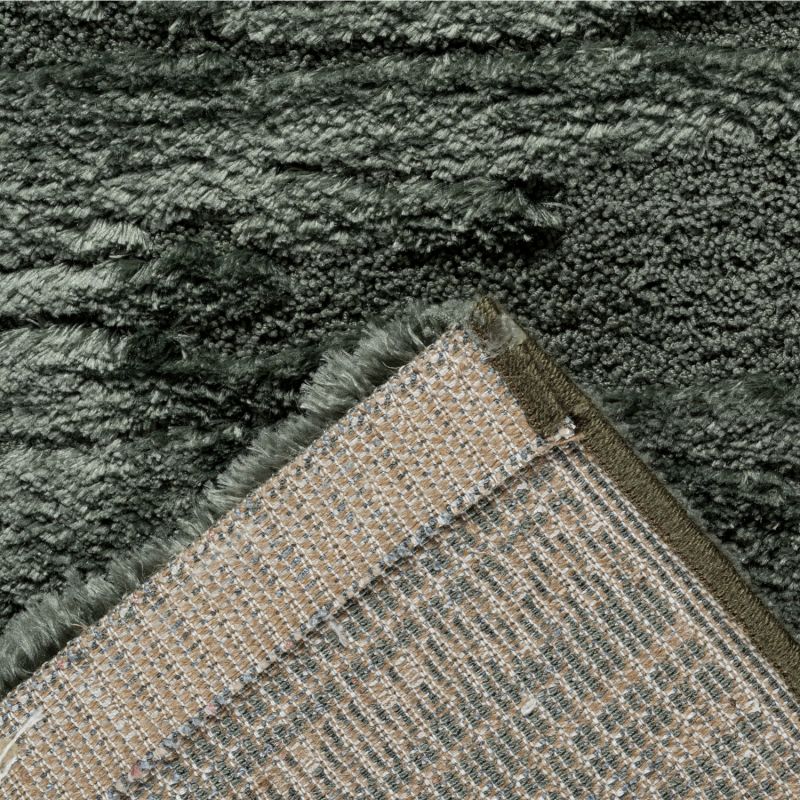 Tapis de salon - 80x150cm - Uni / Faux-uni vert foncé Limba par Ragolle