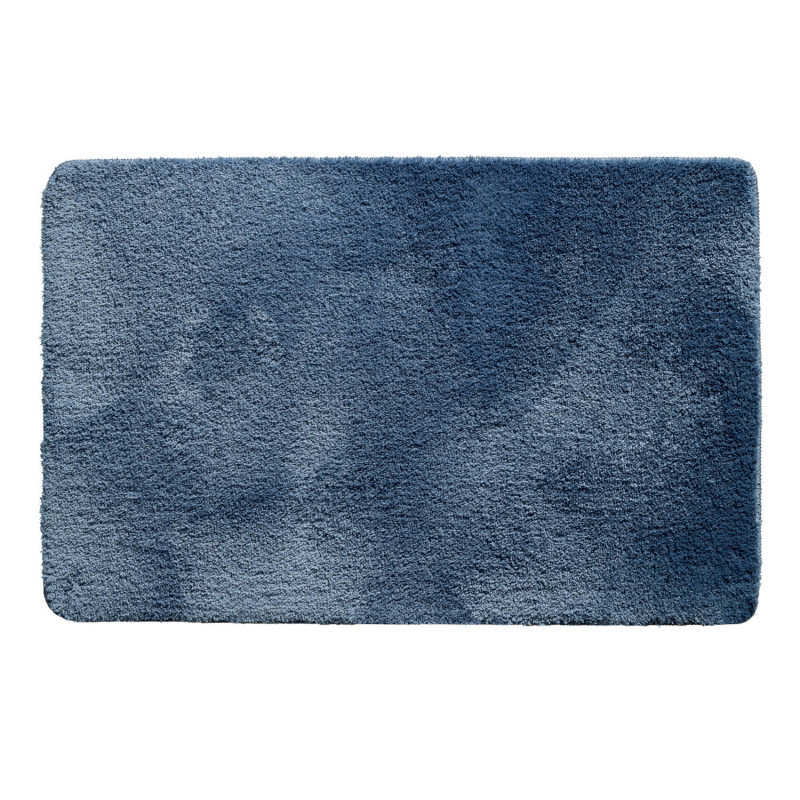 Tapis de bain - 50x78cm - Uni / Faux-uni bleu Arizona par Hamat