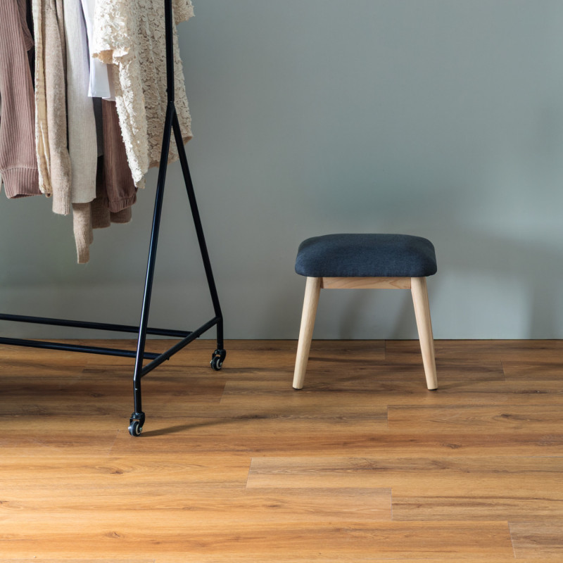 Sol Vinyle/PVC - Lame clipsable - Parquet  chêne naturel CURACAO - Sorrente Natural par Sol Color