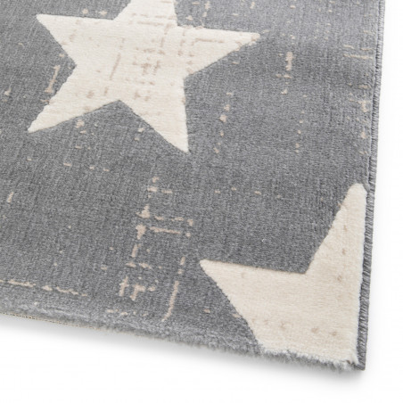 Tapis de salon - 120x170cm - Enfant gris et blanc CANVAS par Balta