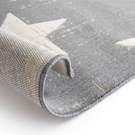 Tapis de salon - 120x170cm - Enfant gris et blanc CANVAS par Balta