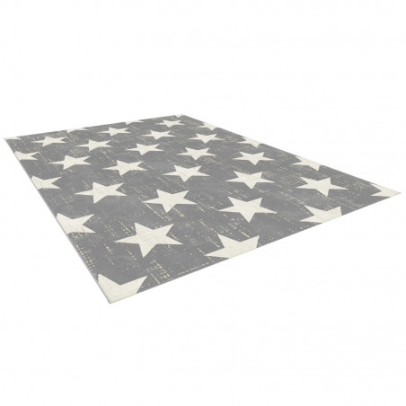 Tapis de salon - 120x170cm - Enfant gris et blanc CANVAS par Balta